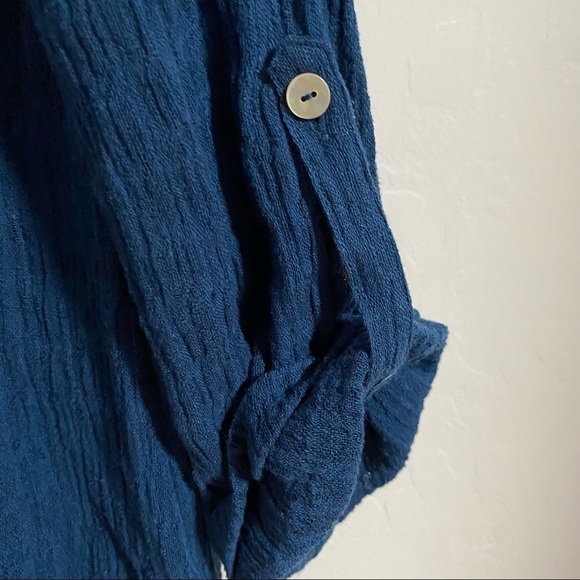 Soft Surroundings Topanga Top in Deep Blue Sea, New With out Tags - Picture 7 of 7